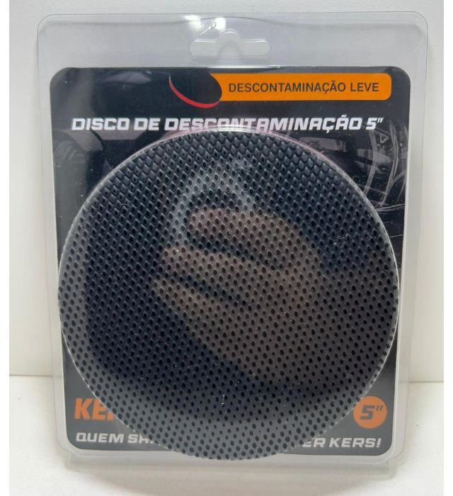 KERS - KERS DISCO CLAYBAR DE DESCONTAMINACAO SUAVE 5" COM VELCRO
