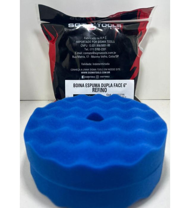 SGT - SIGMA - BOINA ESPUMA DUPLA FACE 6 REFINO